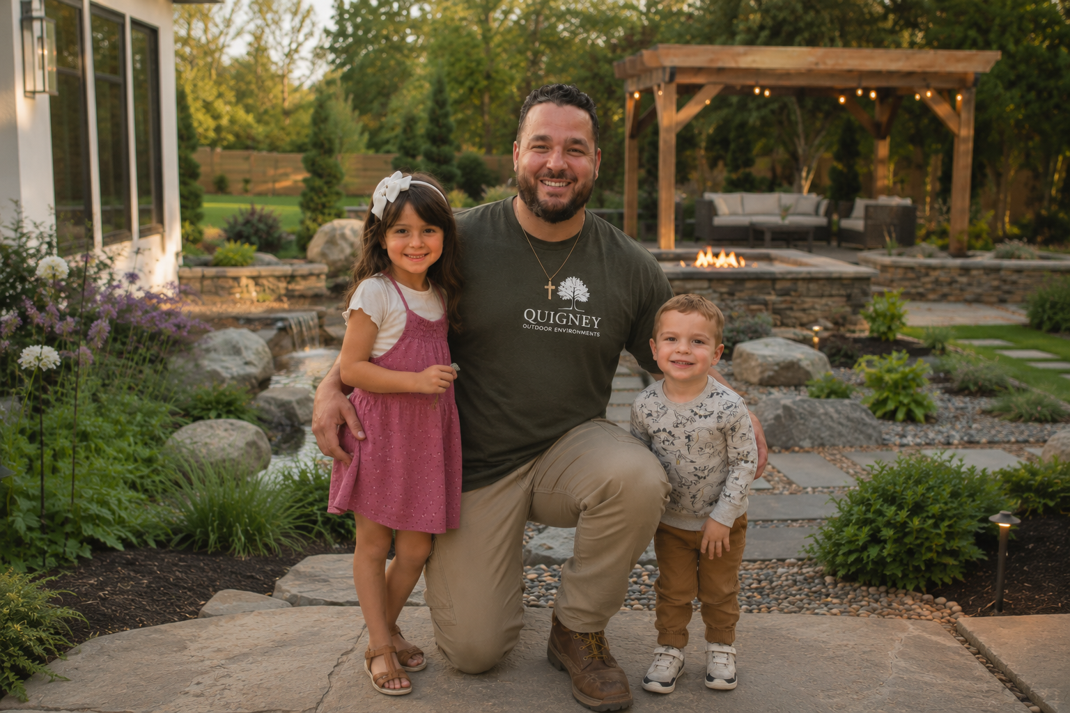 Portrait of the founder of Quigney Outdoor Environments